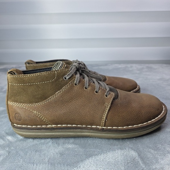 Merrell Other - Merrell Bask Sol Mid Chukka Boot Leather Full Grain Sneaker Shoe Size 9.5